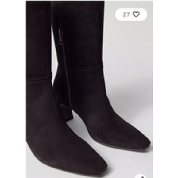 Intentionally Blank Thalia Black Suede Boots EU 40 Preloved - Picture 5 of 12